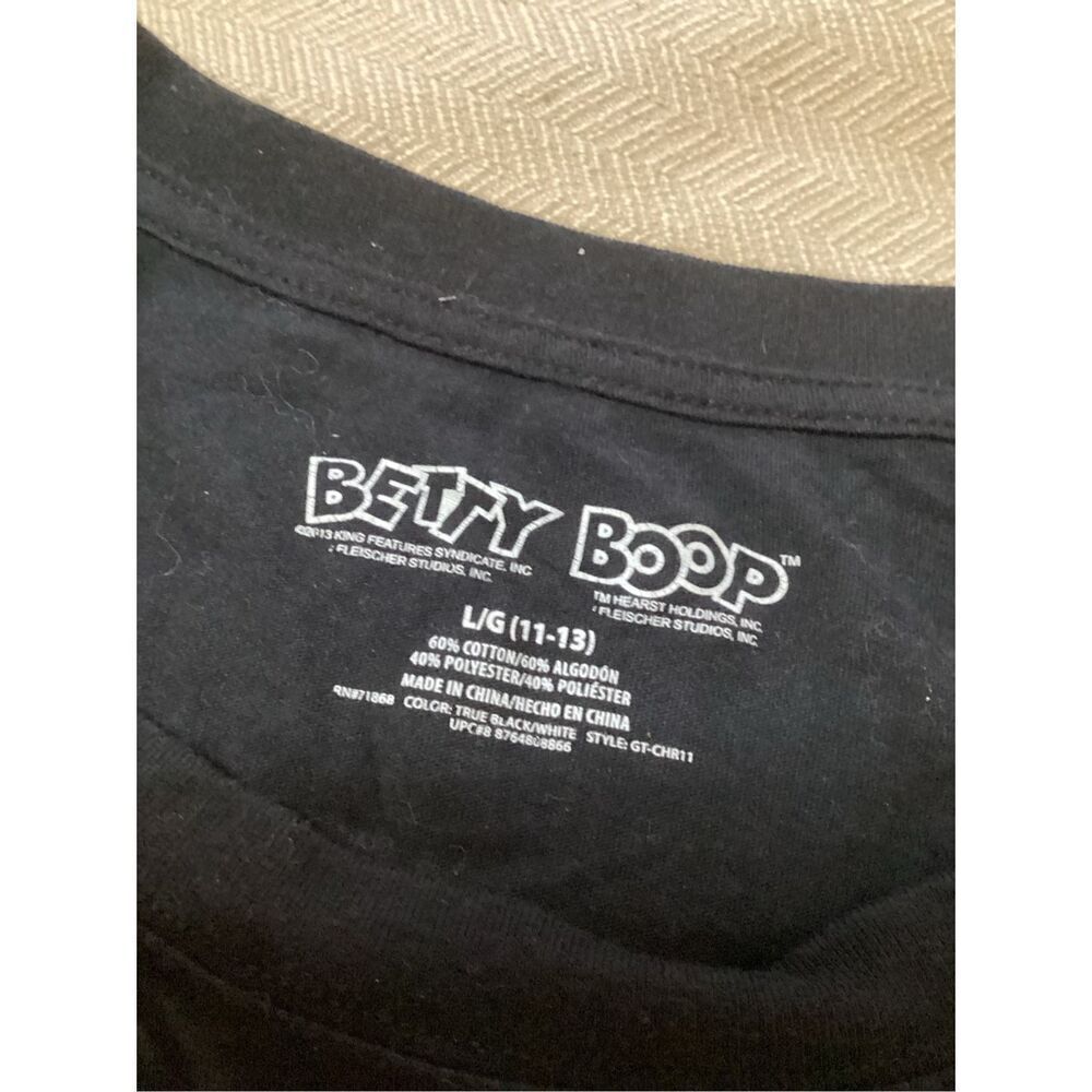 Vintage Betty Boop Long Sleeve Christmas Tee Shirt LJ - Picture 5 of 5